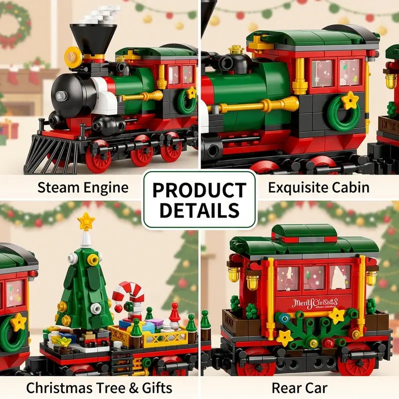 2026 Christmas Advent Calendar Building Toy Set - 789 PCS Train 24-Day Surprise Countdown