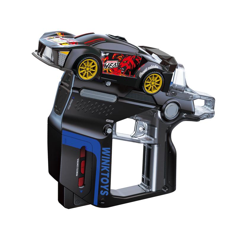 2-Player Interactive Racing Game Car Set with LED Lights and 2 Controllers