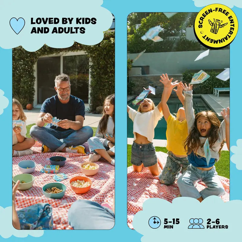 Interactive Card Game for Kids - Fun Family Matching Activity with Magical Themes