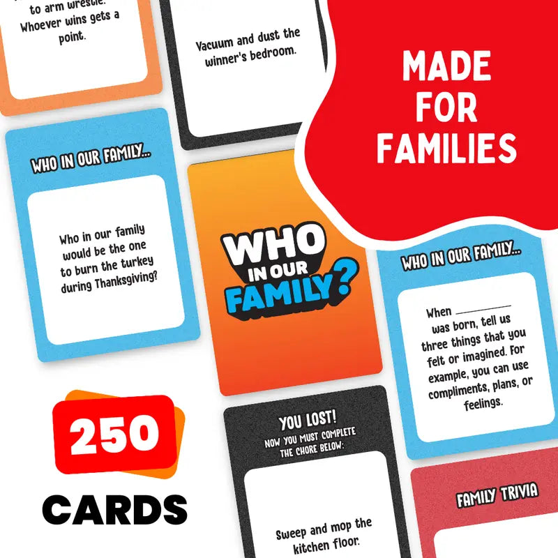 Hilarious Family Party Game - Trivia, Most Likely To & Head-to-Head Challenges