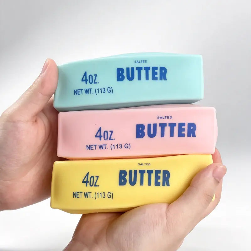 Crunchy Sound Butter Stick - Squishy Flexible Squeeze Fidget Tool for Stress Relief