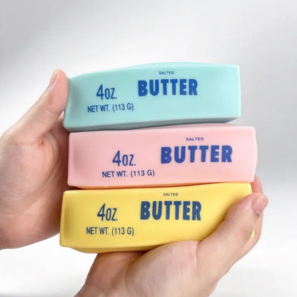 Crunchy Sound Butter Stick - Squishy Flexible Squeeze Fidget Tool for Stress Relief