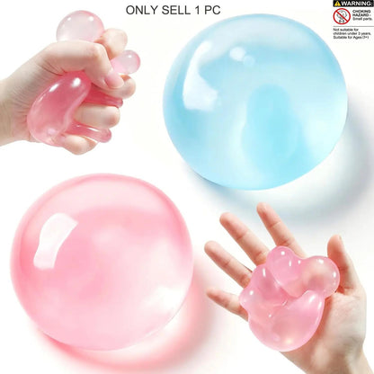 Coconut Oil Stress Ball - Moldable Slow Rebound Squeeze Toy for Anxiety Relief