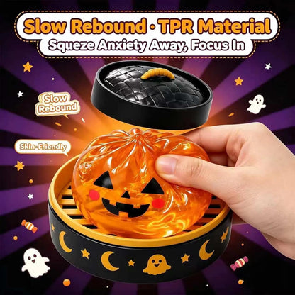 Halloween Scary Ghost Squeeze Toy Set - Portable Stress Relief Party Favors