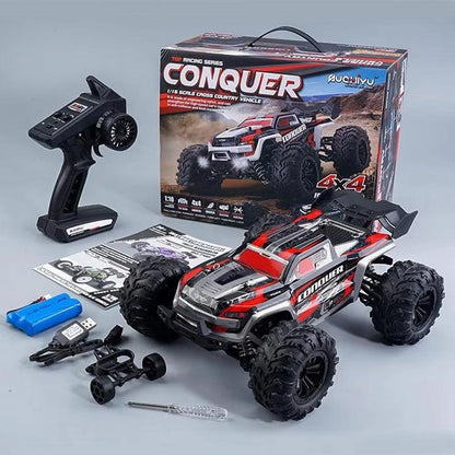 1:16 Scale 4WD High-Speed 50 km/h Off-Road RC Truck with LED Lights
