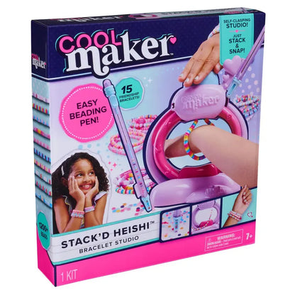 DIY Friendship Bracelet Maker Kit with Bead Accessory Pack - Purple Creative Jewelry Set
