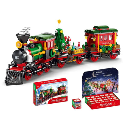 2026 Christmas Advent Calendar Building Toy Set - 789 PCS Train 24-Day Surprise Countdown