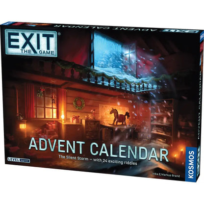 Advent Calendar - Family Cooperative Puzzle Game, 24 Daily Escape Challenges for the Holiday Season