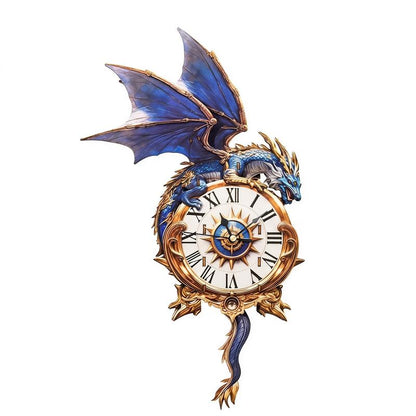 3D Mechanical Wooden Clock Kit for Adults - DIY Pendulum Clock with Roman Numerals
