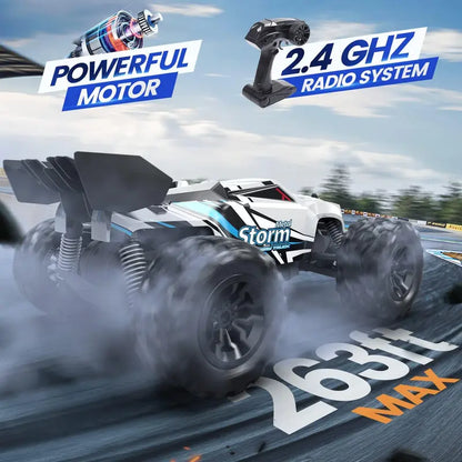 2.4GHz RC Crawler Car All Terrain Off Road Remote Control Truck Toy with LED Lights