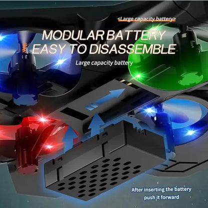 Unisex Kids RC Flying Fighter Jet Toy - Durable EVA Foam Remote Control Plane with LED Lights