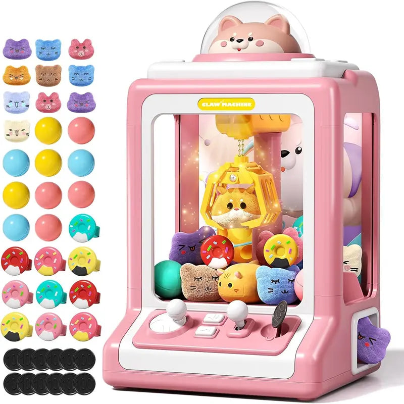Mini Claw Machine for Kids with Music and 35 Toys - Electronic Arcade Game