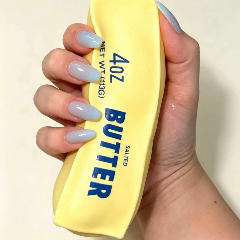 Crunchy Sound Butter Bar Squishy Fidget Toy, Soft Squeeze Sensory Stress Relief Tool for Teens and Adults