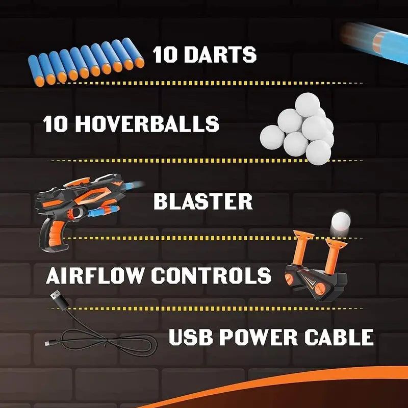 Hover Shot Floating Ball Shooting Game - Target Practice Toy for Kids Age 6+