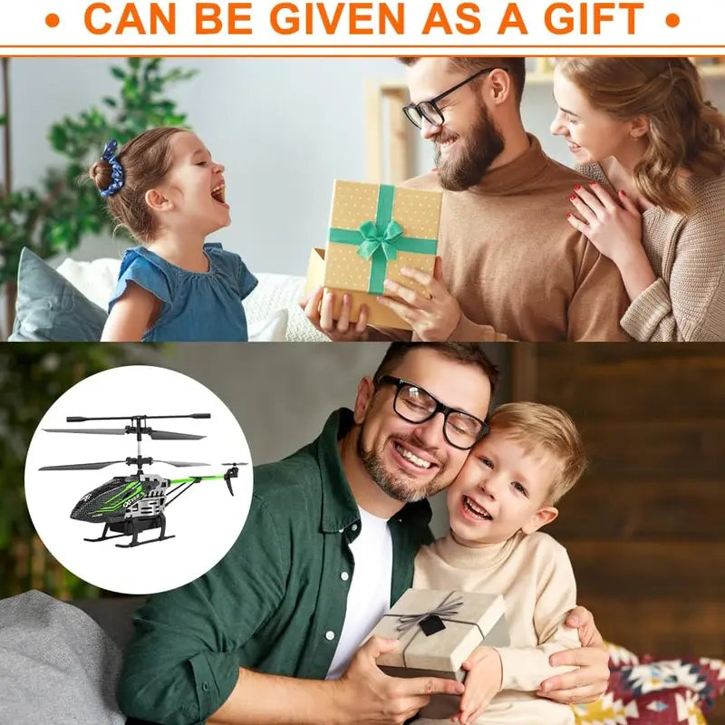 2.4G RC Helicopter with LED Light, 3.5 Channel Gyro and Altitude Hold for Kids