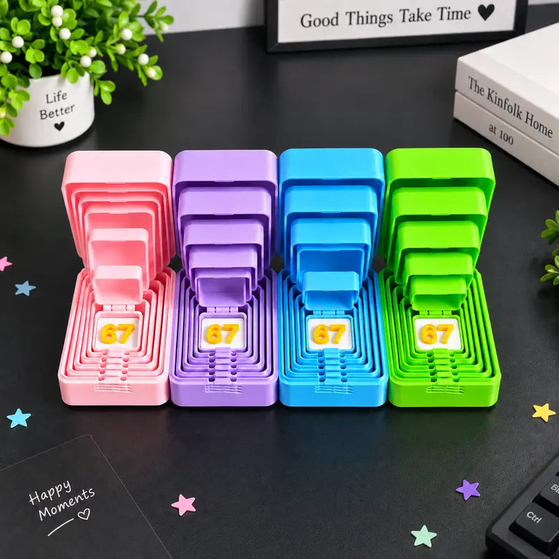 Multi-Layer 3D Printed Nesting Prank Gift Box - Funny Unboxing Experience for Kids and Teens