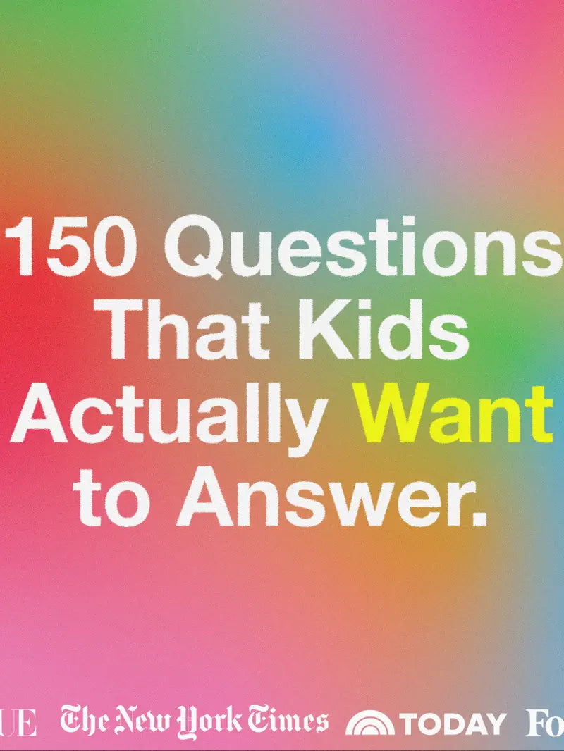 Kids Edition Conversation & Activity Cards - 150 Meaningful Questions for Families and Teens