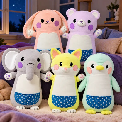 Large Glow-in-The-Dark Plush with Light Pen - Soft Cuddly Toy for Kids to Draw with Light