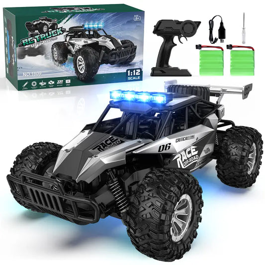 1:12 Scale Durable Remote Control Monster Truck - 2.4GHz 33KM/H High Speed RC Car