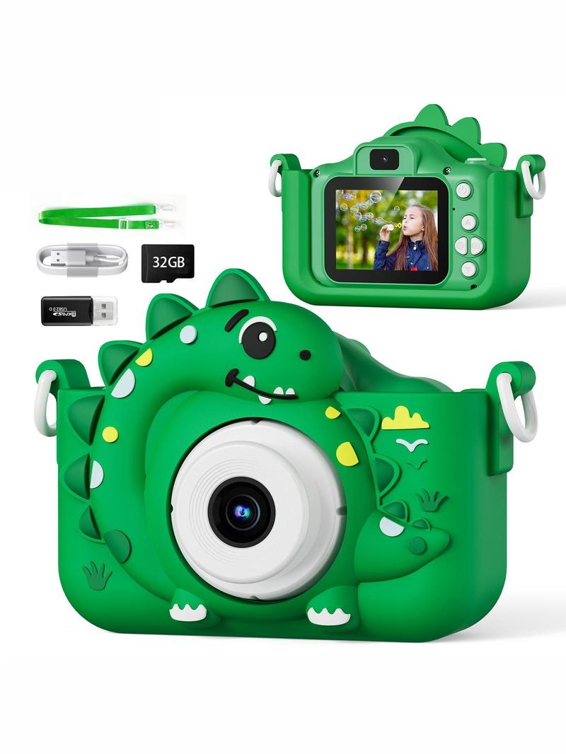 Kids Rechargeable Digital Camera with Selfie Mode, HD Video, and Silicone Case