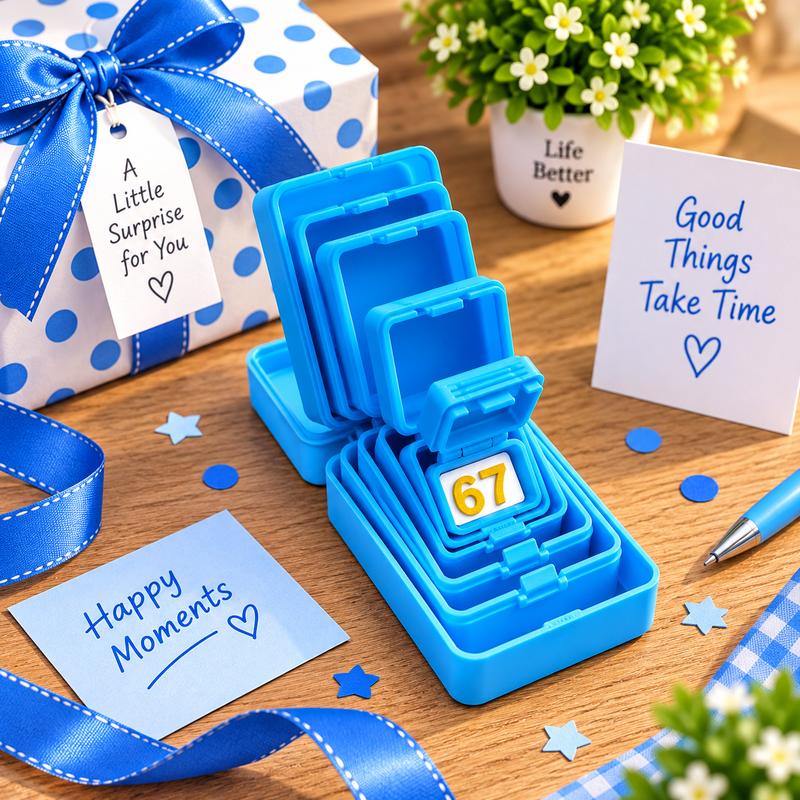 Multi-Layer 3D Printed Nesting Prank Gift Box - Funny Unboxing Experience for Kids and Teens