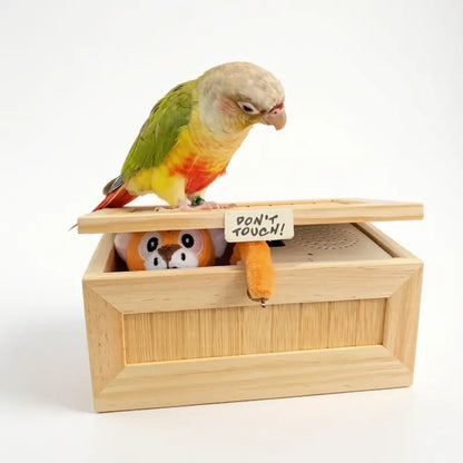 Useless Box Don't Touch Funny Interactive Gadget - Novelty Prank Desk Toy for Stress Relief