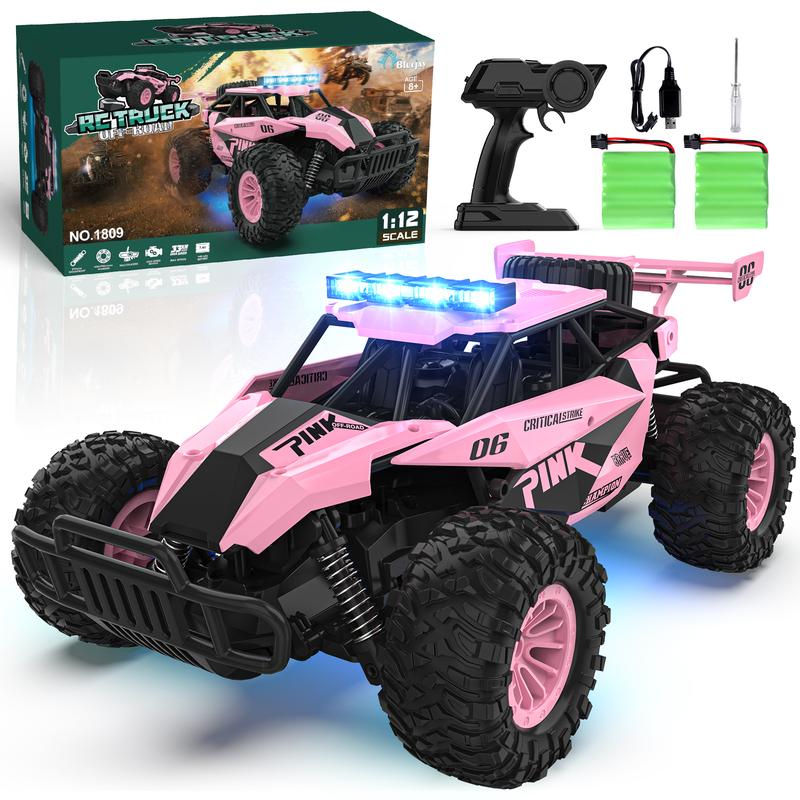1:12 Scale Durable Remote Control Monster Truck - 2.4GHz 33KM/H High Speed RC Car