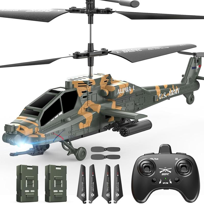 2.4GHz Remote Controlled Helicopter with LED Lights and Altitude Hold - 26 Mins Flight Time