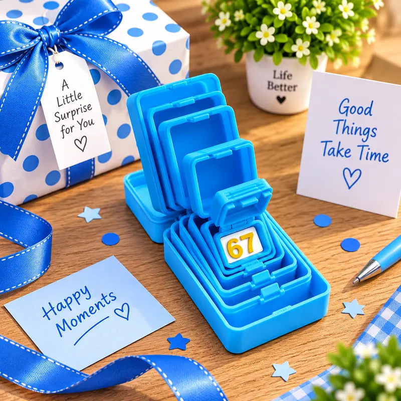 Multi-Layer 3D Printed Nesting Prank Gift Box - Funny Unboxing Experience for Kids and Teens
