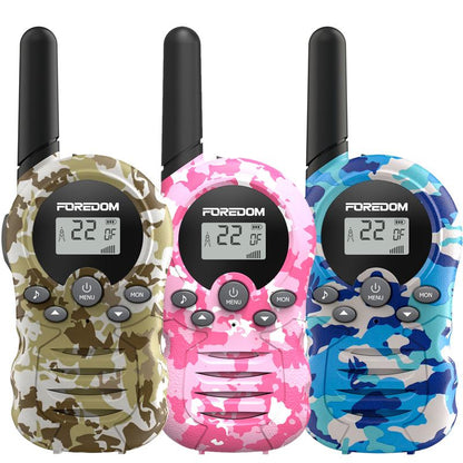 Rechargeable Video Walkie Talkies for Kids with HD Screen, Camera, and Music for Outdoor Fun