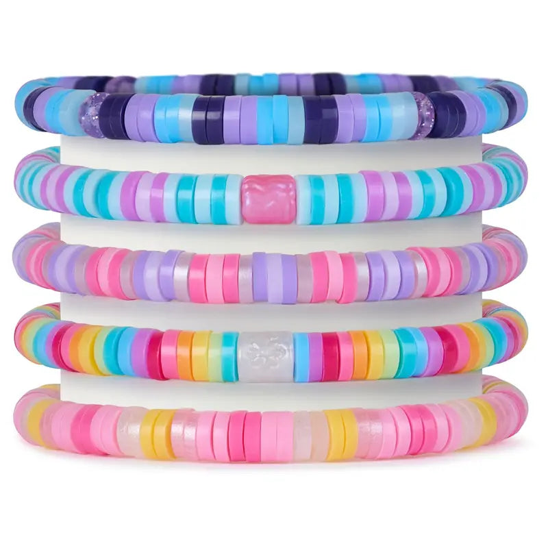 DIY Friendship Bracelet Maker Kit with Bead Accessory Pack - Purple Creative Jewelry Set