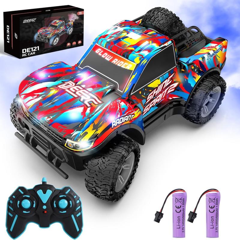 2.4GHz RC Crawler Car All Terrain Off Road Remote Control Truck Toy with LED Lights