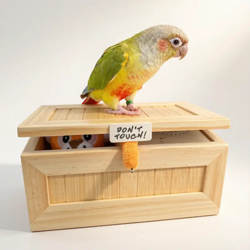 Useless Box Don't Touch Funny Interactive Gadget - Novelty Prank Desk Toy for Stress Relief