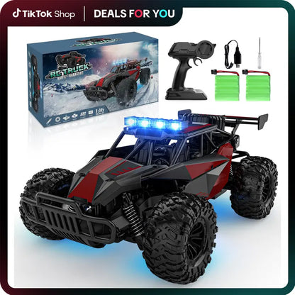 1:12 Scale Durable Remote Control Monster Truck - 2.4GHz 33KM/H High Speed RC Car
