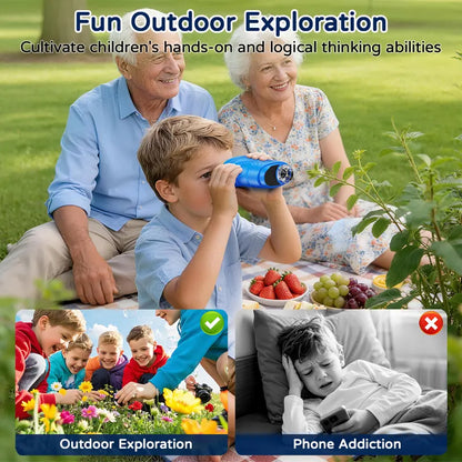 1000X Handheld Kids Microscope with 4K 2.0-inch Screen, Photo & Video Camera