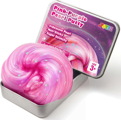 Pink-Purple Pearl Putty 4.23oz (120g) - Shimmery Therapy Putty for Anxiety & Stress Relief