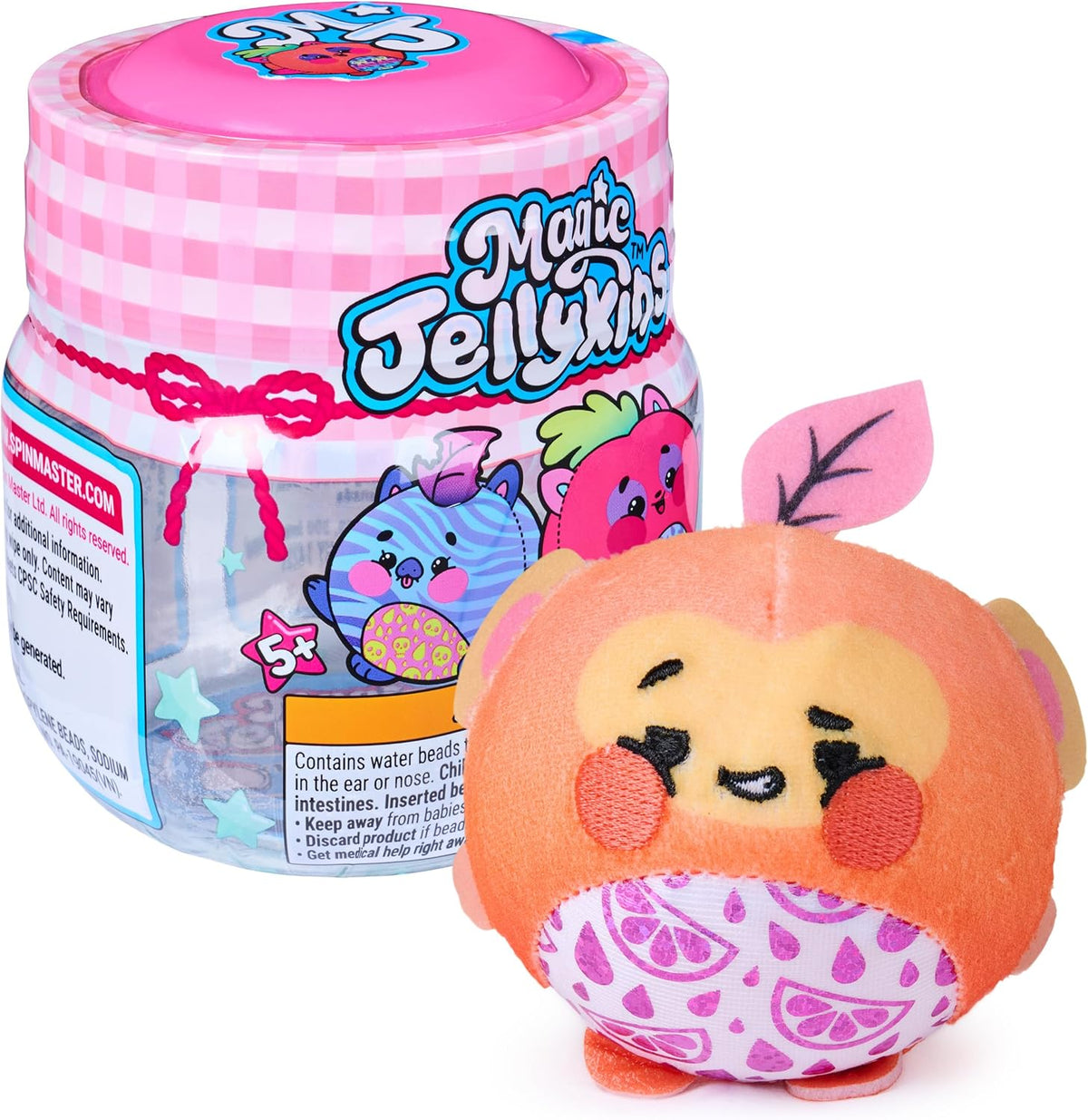 3-Inch Water-Activated Surprise Plush Toys 2-Pack - Food-Themed Sensory Collectibles