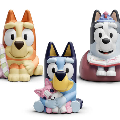 Interactive Audio Character 3-Pack - Heeler Family Dog Figurines for Screen-Free Storytelling