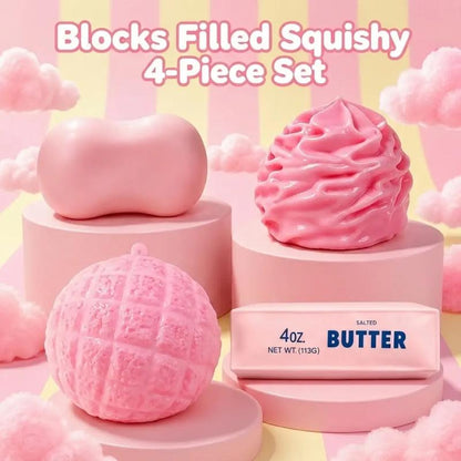 Crunchy Sound Butter Stick - Squishy Flexible Squeeze Fidget Tool for Stress Relief