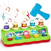 Surprise Barn Playset with Stuffed Farm Animals & Real Sounds - Montessori Sensory Toy for Toddlers