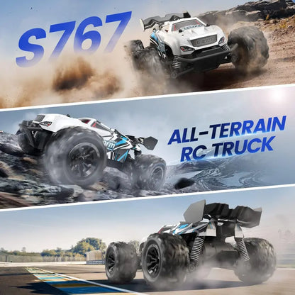 2.4GHz RC Crawler Car All Terrain Off Road Remote Control Truck Toy with LED Lights