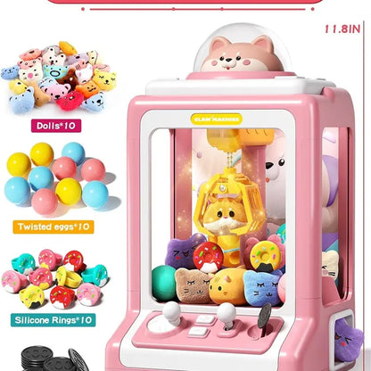 Mini Claw Machine for Kids with Music and 35 Toys - Electronic Arcade Game