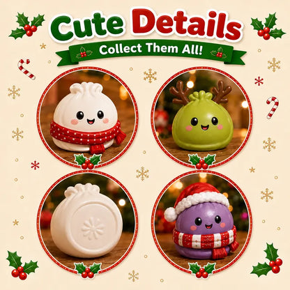 Christmas Mini Squishies Advent Calendar 2026 - 24-Day Dumpling Toy Countdown