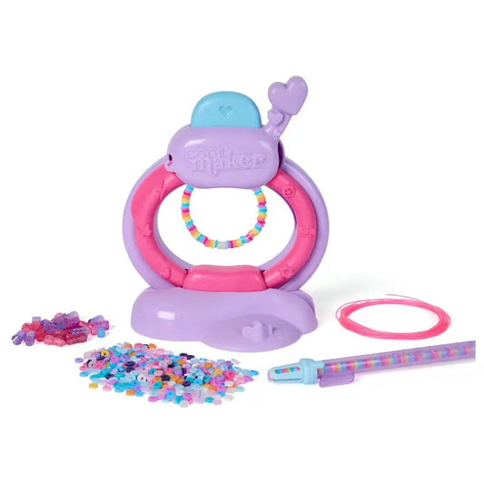 DIY Friendship Bracelet Maker Kit with Bead Accessory Pack - Purple Creative Jewelry Set
