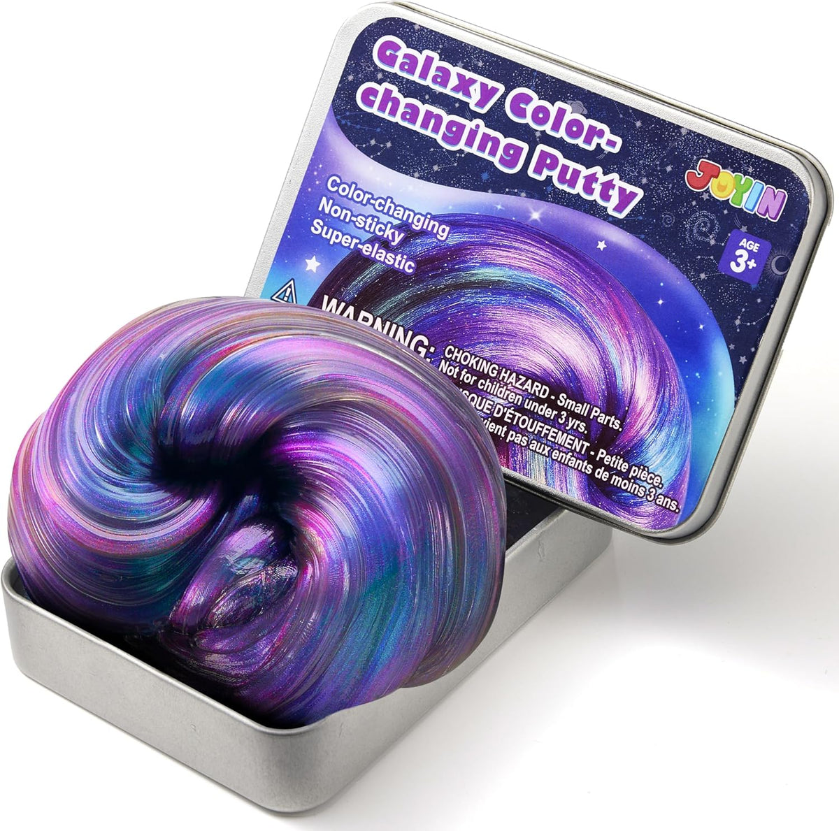 Galaxy Color-Changing Putty - 4.2oz Therapy Slime for Kids and Adults, Stress Relief Fidget Toy