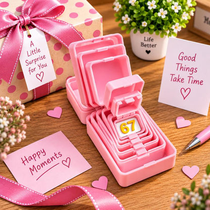 Multi-Layer 3D Printed Nesting Prank Gift Box - Funny Unboxing Experience for Kids and Teens