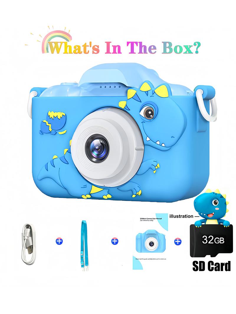 Kids Rechargeable Digital Camera with Selfie Mode, HD Video, and Silicone Case