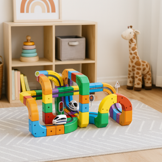 TrackFusion Magnetic Train Track Set - image 1