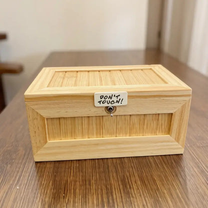 Useless Box Don't Touch Funny Interactive Gadget - Novelty Prank Desk Toy for Stress Relief