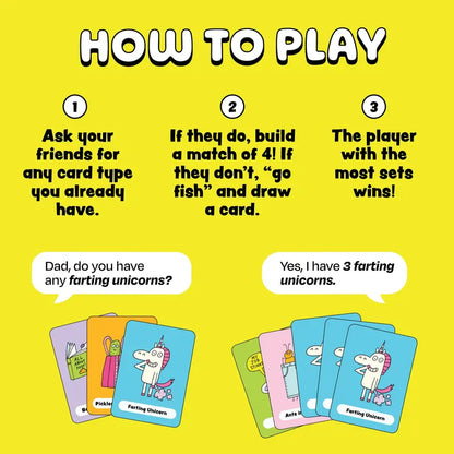 Interactive Card Game for Kids - Fun Family Matching Activity with Magical Themes